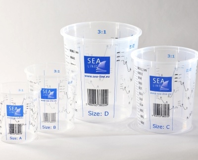 PLASTIC CUPS WITH MEASURE