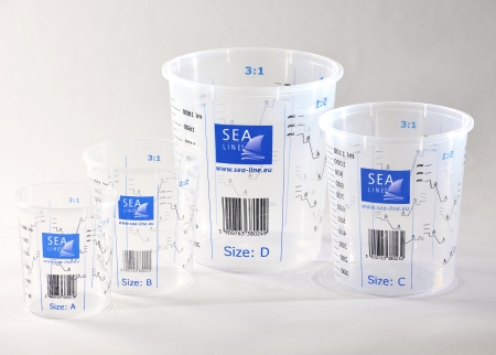 PLASTIC CUPS WITH MEASURE